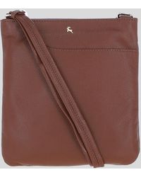 Ashwood Leather - 'Melodia' Real Curve Pocket Crossbody Bag - Lyst