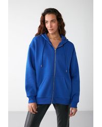 Grimelange - Oversized Hooded Zip Sweatshirt - Lyst