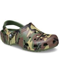 Crocs™ - Classic Camouflage Eva Army Clogs - Lyst