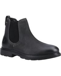 Hush Puppies - Preston Chelsea Leather Boots - Lyst
