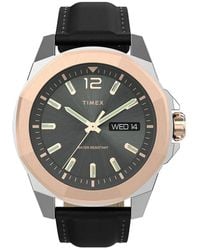 Timex - Essex Avenue Watch Tw2V43000 Leather (Archived) - Lyst
