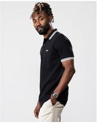 BOSS - Paddy Curved Polo - Lyst