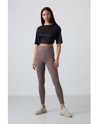 TOMMY LIFE - High-Waist Cotton Elastane Leggings - Lyst