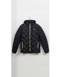 D Rock - D Rock Quilted Puffer Jacket With Hooded Padded - Lyst
