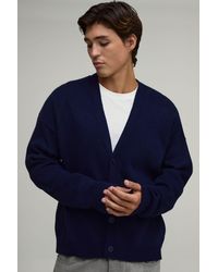 BoohooMAN - Relaxed Soft Touch Knitted Cardigan - Lyst