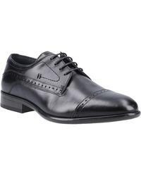 Pod - Ralph Leren Zwarte Oxford Schoenen - Lyst