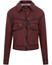 Infinity Leather - Retro Biker Jacket - Lyst