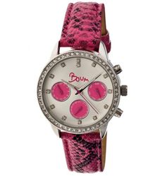 Boum - Serpent Leather-Band Ladies Watch W/ Day/Date - Lyst