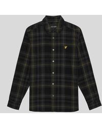 Lyle & Scott - Tartan Check Corduroy Shirt - Lyst