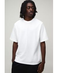BoohooMAN - Basic Regular Fit Waffle T-Shirt - Lyst