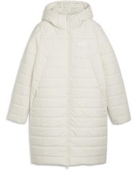 PUMA - Essentials Padded Coat Jacket - Lyst