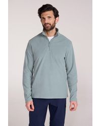 Mountain Warehouse - 'Camber Ii' Half Zip Fleece Top Antipill Breathable Casual Winter Sweater - Lyst