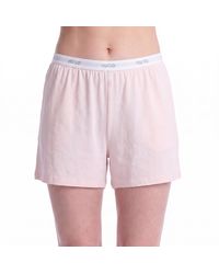 BOSS - Cotton Short Pyjama Pants 50555600 - Lyst