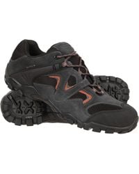 Mountain Warehouse - 'Curlews' Walking Shoes Rubber Outsole Waterproof Everyday Footwear Synthetic Leather - Lyst