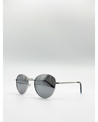 SVNX - Round Metal Frame Sunglasses - Lyst