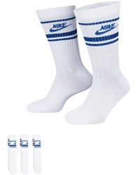 The North Face - Nike Sportswear Dri-Fit Everyday Essential Crew Socks 3 Pairs - Lyst