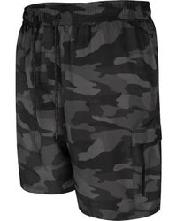 KAM Jeanswear - Kam Plus Size Camo Cargo Swim Shorts - Lyst