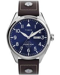 Timex - Pan Am Watch Twg030100 Leather (Archived) - Lyst