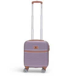 Infinity Leather - Abs Hardshell Underseat Cabin Suitcase 45 X 35 X 20 Cm Luggage Suitable For Easyjet - Lyst