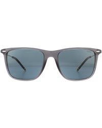 Polo Ralph Lauren - Rectangle Transparent Shiny Sunglasses - Lyst