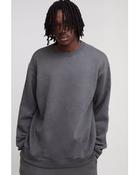 BoohooMAN - Tall Basic Oversized Crew Neck Sweatshirt - Lyst