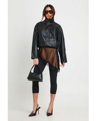 Boohoo - Sculpting Matte Slinky Capri Pant - Lyst