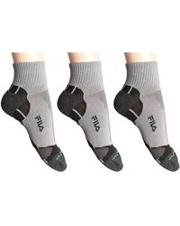 Fila - Verpakking Van 3 Mannen En Vrouwen Halflange Sokken F1615 - Lyst