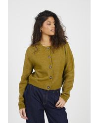 Brave Soul - Round Neck Jersey Knit Cardigan - Lyst