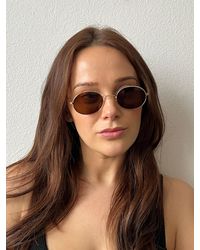 SVNX - Round Metal Frame Sunglasses - Lyst