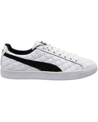PUMA - Clyde Dressed Part Deux Fm Leather Lace Up Trainers 363636 01 - Lyst
