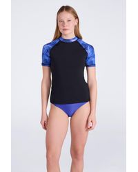 Mountain Warehouse - Patterned Rash Vest Sun Protection Quick Dry Stretchy Swimwear - Lyst