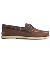 Sperry Top-Sider - 'Authentic Original 2 Eye' Leather Boat Shoe Rubber - Lyst