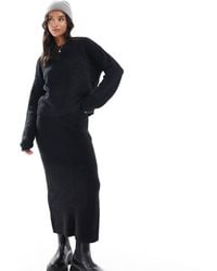 Vero Moda - Fluffy Midi Skirt Co-Ord - Lyst
