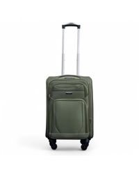 Infinity Leather - Expandable Soft Shell Cabin Suitcase 50.5 X 37 X 26 Cm Luggage Suitable For Easyjet, Ryanair - Lyst