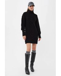 Hiccup - Knitted High-Neck Mini Dress - Lyst