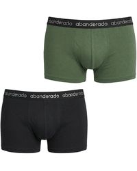 Abanderado - Pack Of 2 Elastic Cotton Boxers Aa596 - Lyst