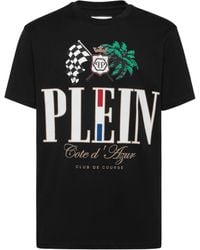 Philipp Plein - T-shirt Round Neck Ss Cote D Azur Plam - Lyst