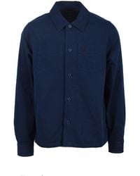 Fred Perry - Twill Overshirt Tennis Cotton - Lyst
