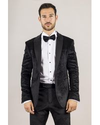 TruClothing - 3 Piece Velvet Wedding Tuxedo Formal Suit - Lyst