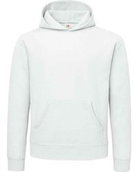 Fruit Of The Loom - Supercotton Plain Hooded Sweatshirt - Lyst