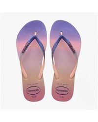 Havaianas - Hav Slim Gradient Sunset Flip Flops Ballet Rose - Lyst