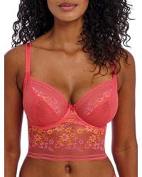 Freya - Sydnie Longline Plunge Bra - Lyst