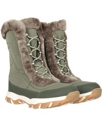 Mountain Warehouse - 'Ohio' Snow Boots Faux Fur Thermal Proof Everyday Winter Shoes - Lyst