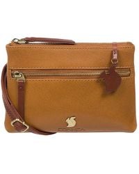 Conkca - 'Sweetie' Dark & Conker Leather Cross Body Bag - Lyst