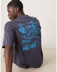ASOS - Oversized T-Shirt With City Graphic - Lyst