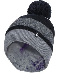Heat Holders - Ladies Warm Knit Fleece Gefüttert Winter Warm Hat Mit Pom Pom - Lyst
