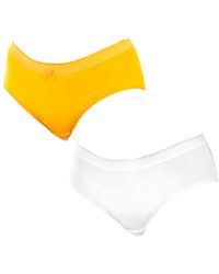 DIM - Pack-2 Elastic And Breathable Fabric Panties D05Dn - Lyst