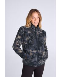 Mountain Warehouse - 'Hennie' Printed Borg Jacket With Pockets Warm Everyday Coat - Lyst