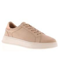 Hush Puppies - Trainers Chunky Camille Nubuck Leather Lace Up Blush - Lyst