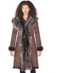 Infinity Leather - Toscana Sheepskin Suede Trench Coat-Tbilisi - Lyst